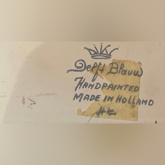 HAND-PAINTED IN HOLLAND -THE PHARMACIST & THE PASTEIBACKEN Large Tiles - Picture 6 of 8